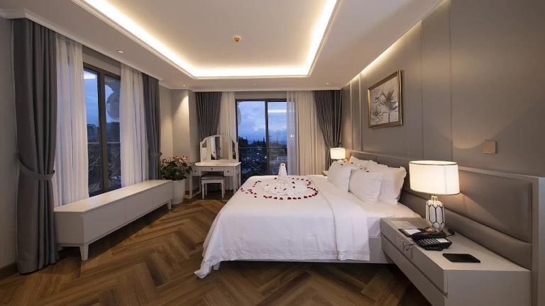 French architecture hotel Vietnam