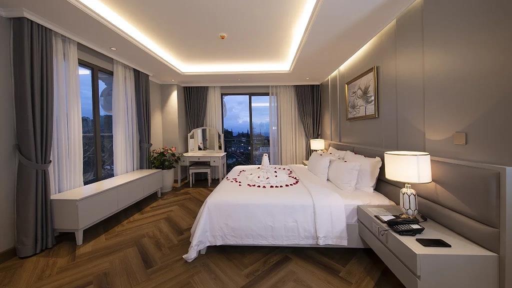 French architecture hotel Vietnam