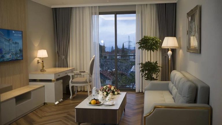 French architecture hotel Vietnam