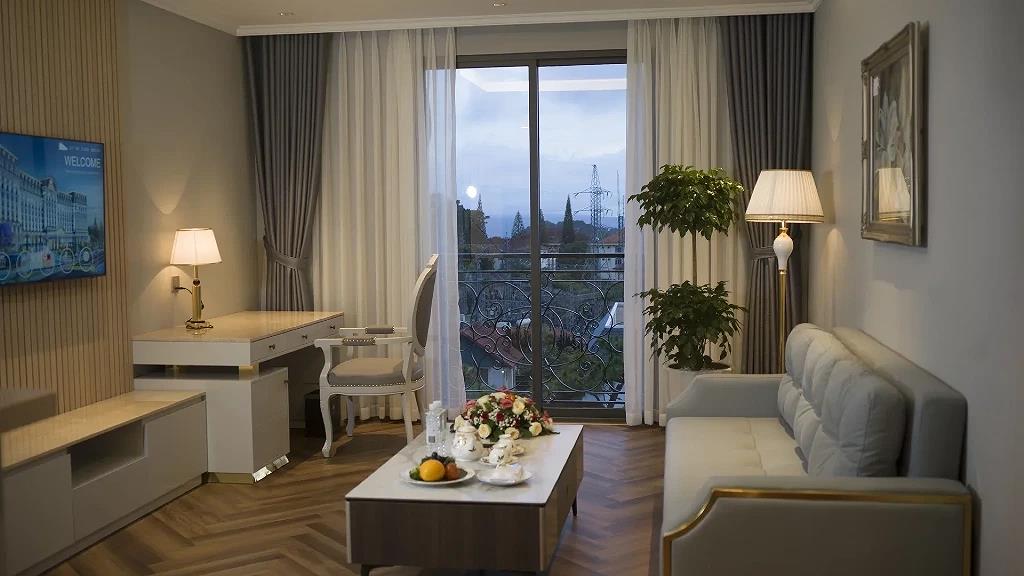 French architecture hotel Vietnam