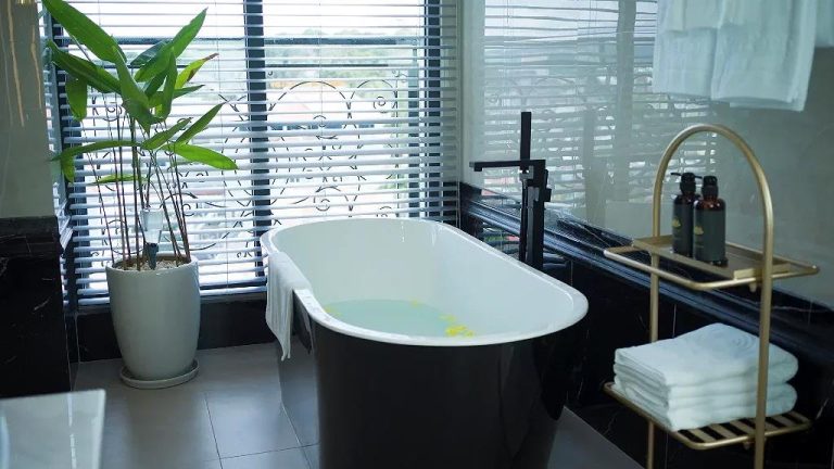 French architecture hotel Vietnam