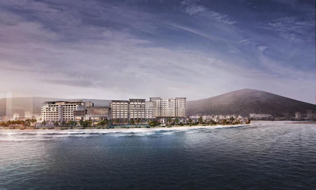 Ha Long Bay private beach hotel