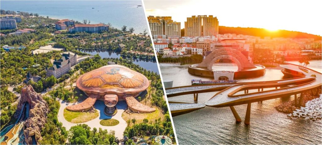 The iconic turtle-shaped aquariumán Sunset town are must-see in Phu Quoc.